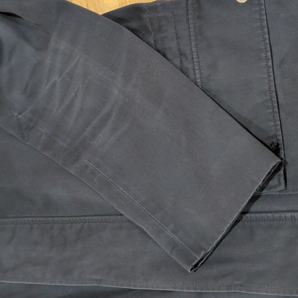 Sandro Men's Black Hooded Parka Jacket - Picture 9 of 12